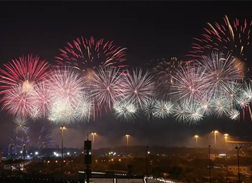 西充县焰火晚会